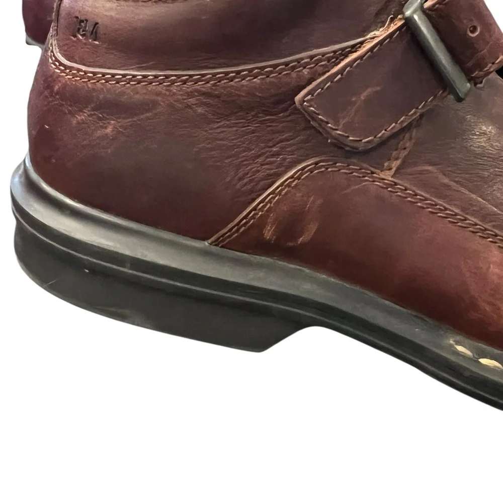Chukka Boots Men's‎ 9.5 Reddish Brown Leather Johnston Murphy Lace Up Strap